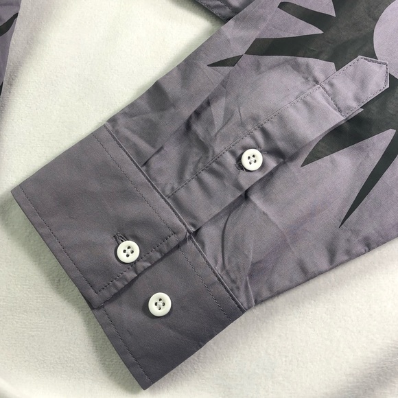 Coofandy Button Down Long Sleeve Graphic Men's Formal Event Party Club Tribal - Picture 7 of 12